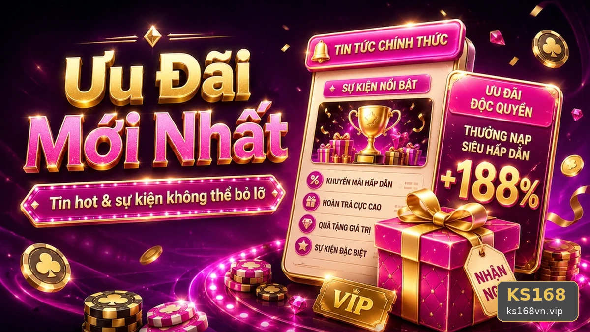 Khuyến Mãi KS168: Đọc Chi Tiết Giao Diện Và Góc Kiểm Chứng Theo Tên Miền ks168vn.vip Khi Nhận Diện Thông Báo Giả Mạo