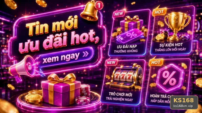 Khuyến Mãi KS168: Đọc Chi Tiết Giao Diện Tin Mới Và Ưu Đãi – Kiểm Tra Trò Chơi Hợp Lệ Cùng Các Trường Hợp Bị Loại Trừ Qua Góc Kiểm Chứng Theo Tên Miền ks168vn.vip