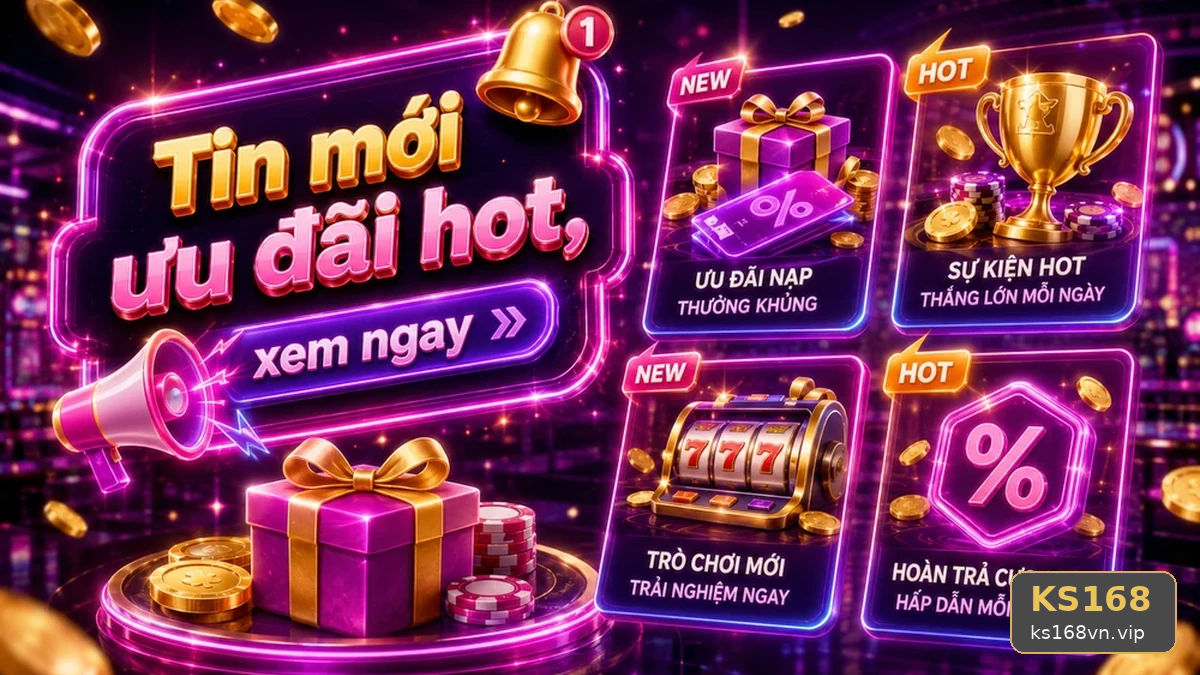 Khuyến Mãi KS168: Đọc Chi Tiết Giao Diện Tin Mới Và Ưu Đãi – Kiểm Tra Trò Chơi Hợp Lệ Cùng Các Trường Hợp Bị Loại Trừ Qua Góc Kiểm Chứng Theo Tên Miền ks168vn.vip